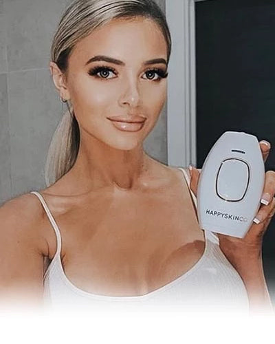 Ellie O’Donnell shows you how easy it is to use Happy Skin Co’s IPL handset
